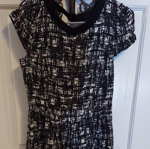 Abstract babydoll dress